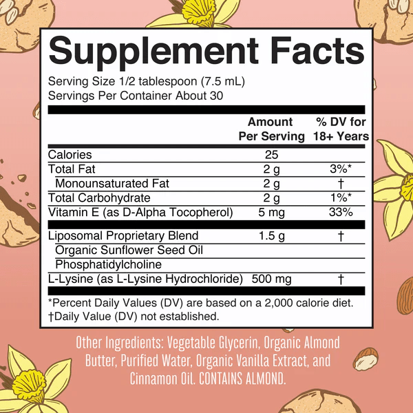 MARY RUTH'S Suplementos Mary Ruth's, Lisina Liposomal (7.6 fl oz/225 ml)