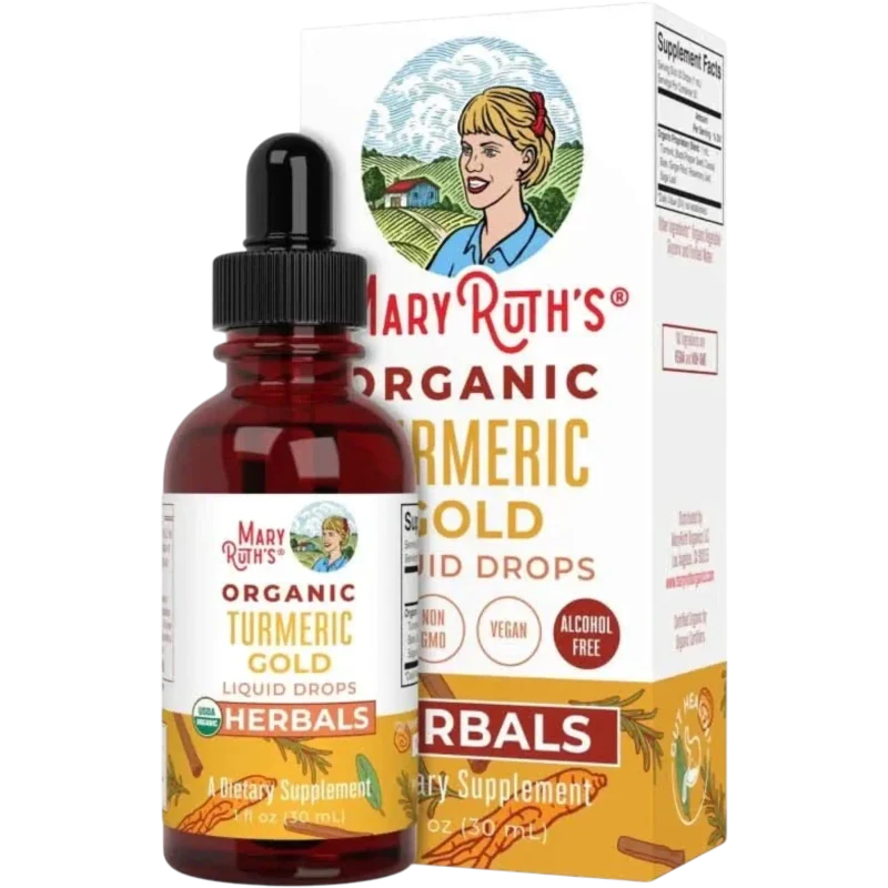 MARY RUTH'S Herbal Mary Ruth's, Cúrcuma de Oro Orgánica (1 fl oz/30 ml)