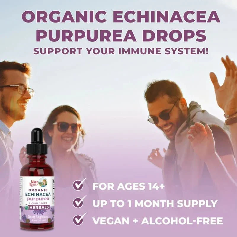 MARY RUTH'S SUPLEMENTO Mary Ruth's, Equinácea Purpúrea Orgánica (1 fl oz/30 ml)