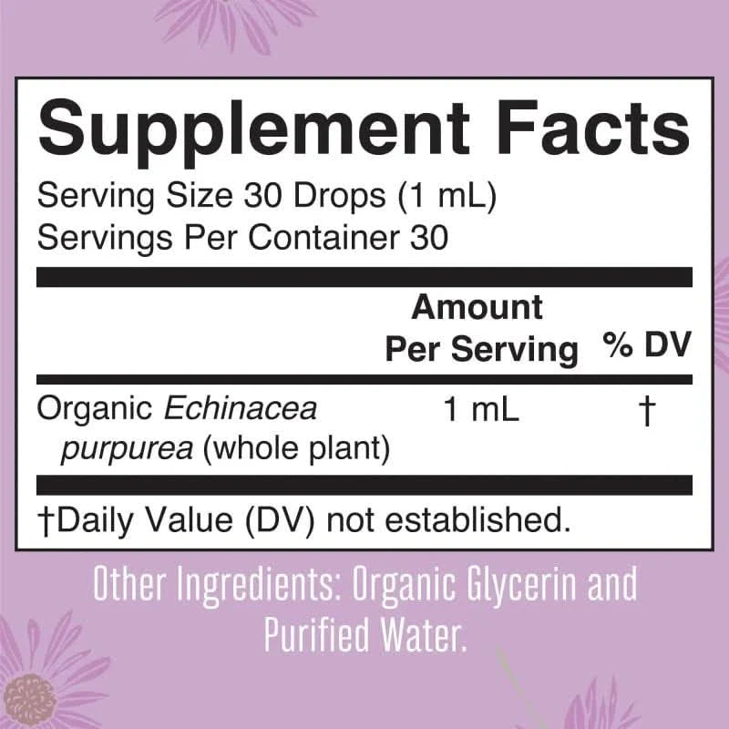 MARY RUTH'S SUPLEMENTO Mary Ruth's, Equinácea Purpúrea Orgánica (1 fl oz/30 ml)
