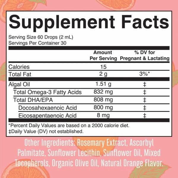 MARY RUTH'S SUPLEMENTO Mary Ruth's, Omega-3 Prenatales y Posnatales (2 fl oz/60  ml)