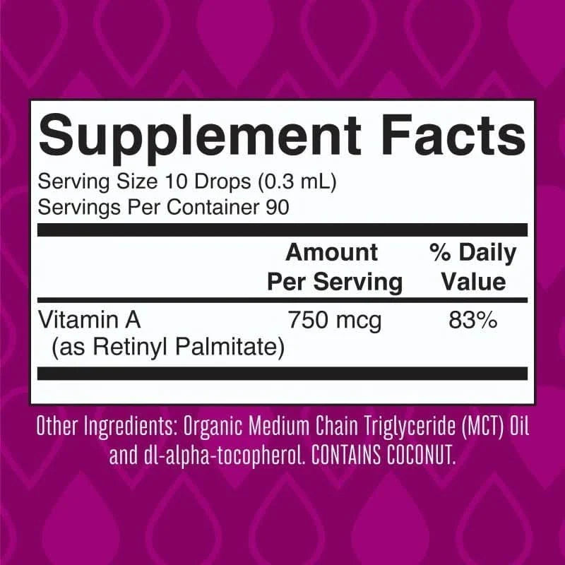 MARY RUTH'S SUPLEMENTOS Mary Ruth's, Vitamina A Orgánica (1 fl oz/30 ml)