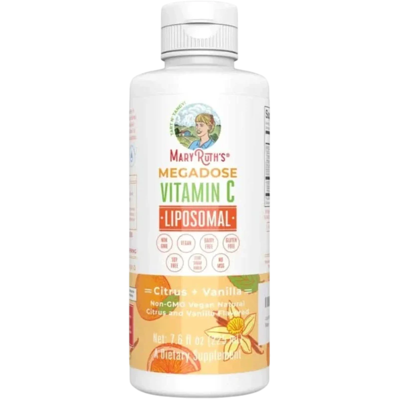 MARY RUTH'S Vitamina Mary Ruth's, Vitamina C Liposomal Sabor Vainilla Naranja (225 ml)