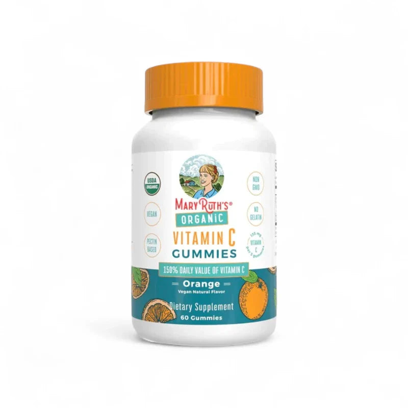 MARY RUTH'S Suplementos Mary Ruth's, Vitamina C Sabor Naranja (60 gomitas)