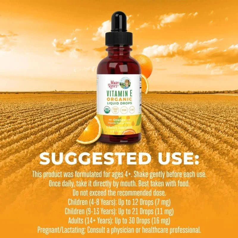 MARY RUTH'S Vitaminas y complementos Mary Ruth's, Vitamina E Orgánica (2 fl oz/60 ml)
