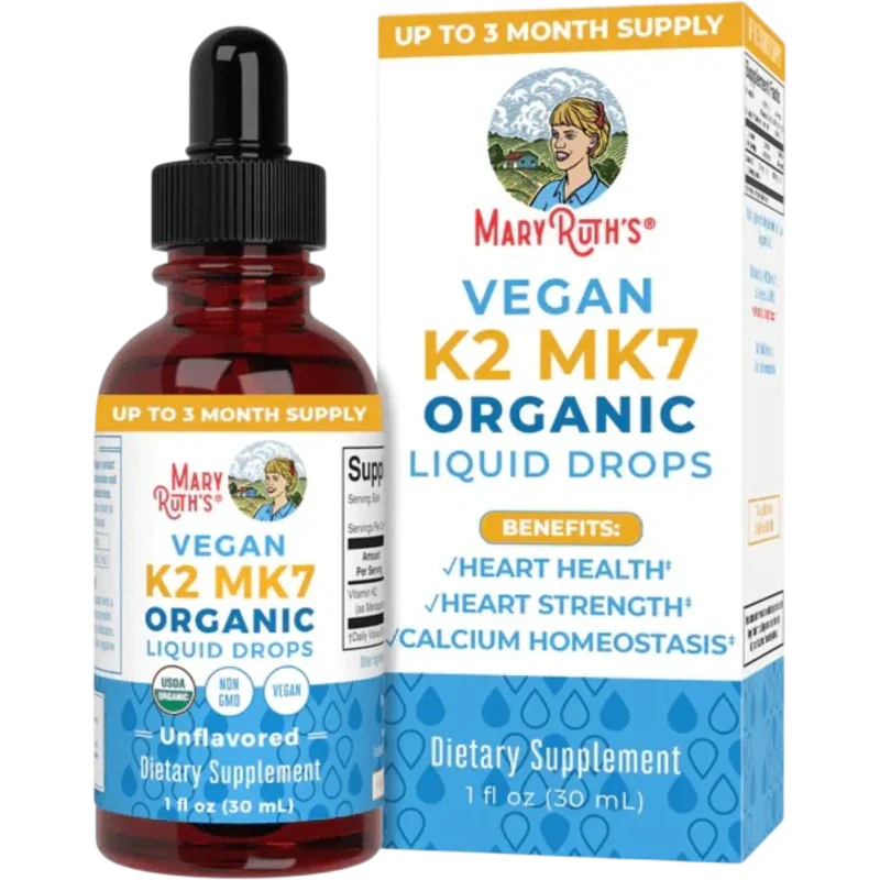 MARY RUTH'S Vitamina Mary Ruth's, Vitamina K-2 y MK-7 (1 fl oz/30 ml)