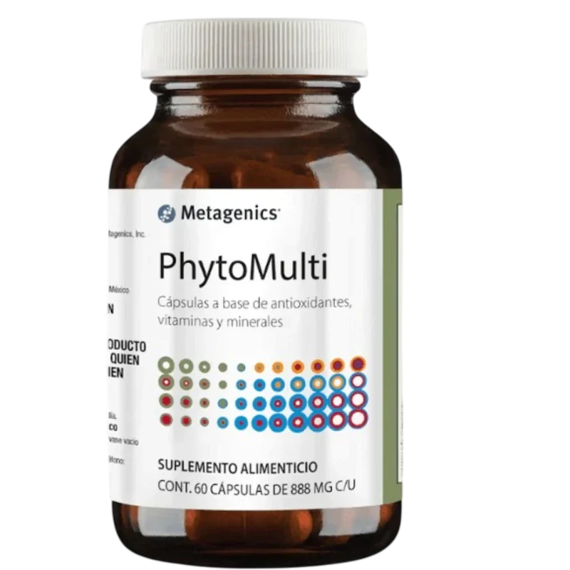 METAGENICS Vitamina Metagenics, Multivitamínico PhytoMulti 888 mg (60 cápsulas)