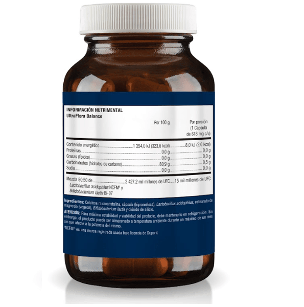 METAGENICS Suplementos Metagenics, UltraFlora Balance® 618 mg (60 cápsulas)