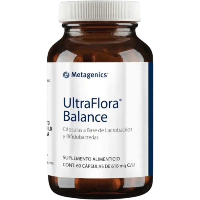METAGENICS Probiótico Metagenics, UltraFlora Balance® 618 mg (60 cápsulas)