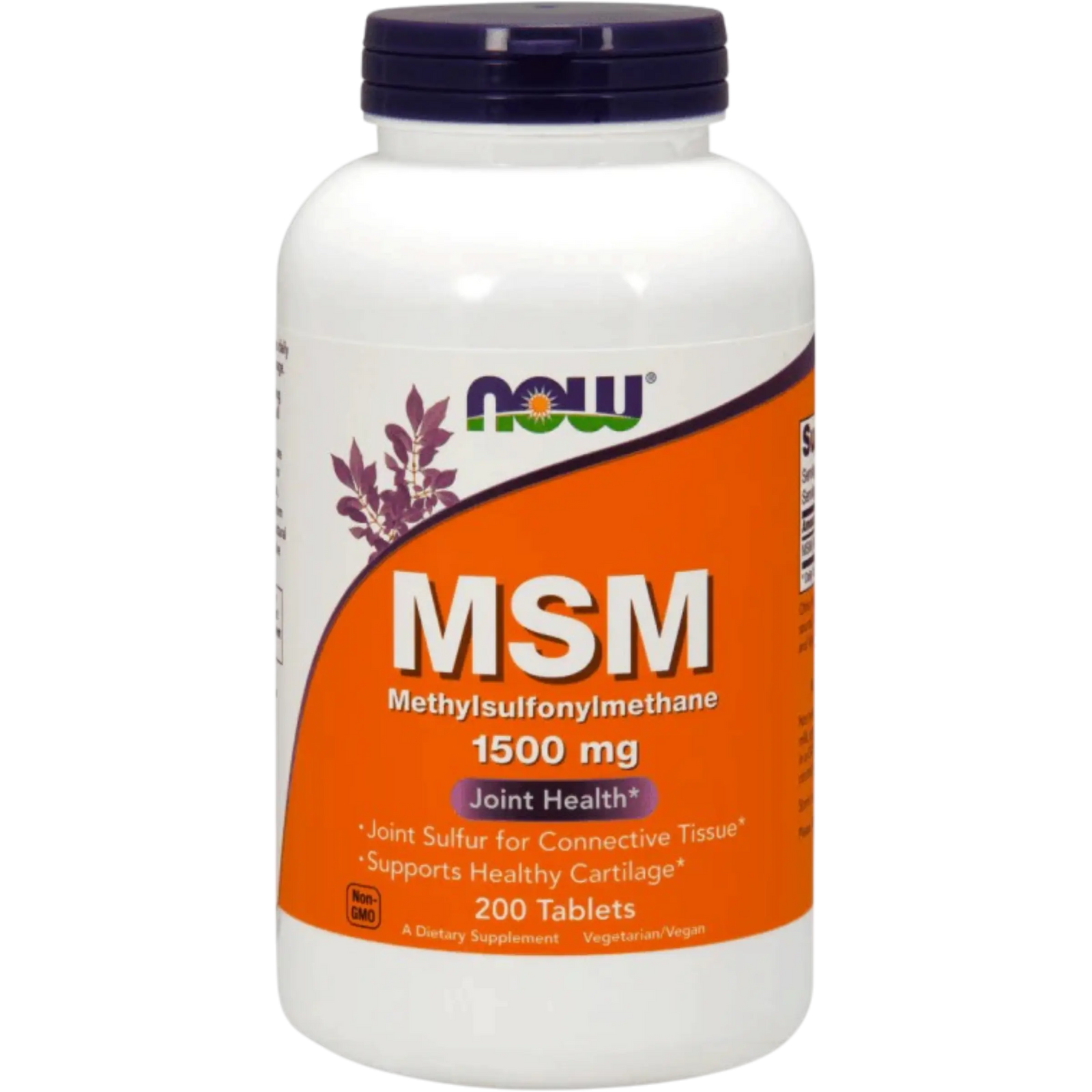Now Foods, MSM 1,500 mg (200 tabletas)