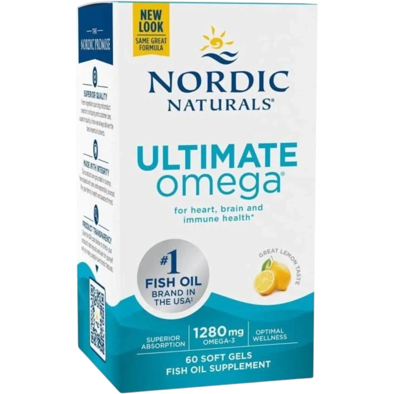 NORDIC NATURALS Omega Nordic Naturals, Ultimate Omega 650 EPA/450 DHA Sabor Limón (60 softgels)