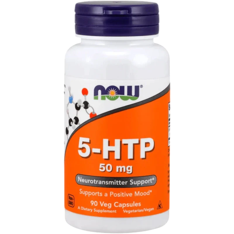 NOW Herbal Now Foods, 5-HTP 50 mg (90 cápsulas)