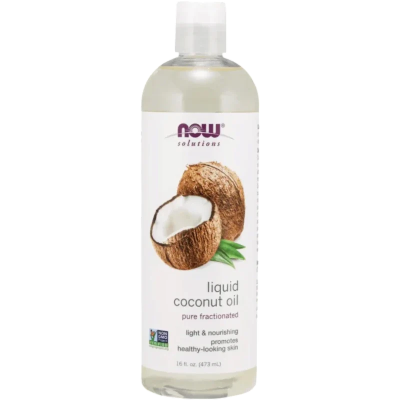 NOW Cabello y Uñas Now Foods, Aceite de Coco (16 fl oz/473 ml)