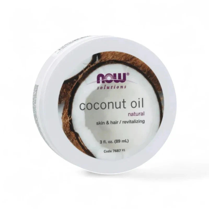 NOW Cabello y Uñas Now Foods, Aceite de Coco Natural Cabello y Piel (3 fl oz/89 ml)