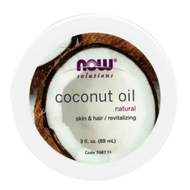 NOW Cabello y Uñas Now Foods, Aceite de Coco Natural Cabello y Piel (3 fl oz/89 ml)