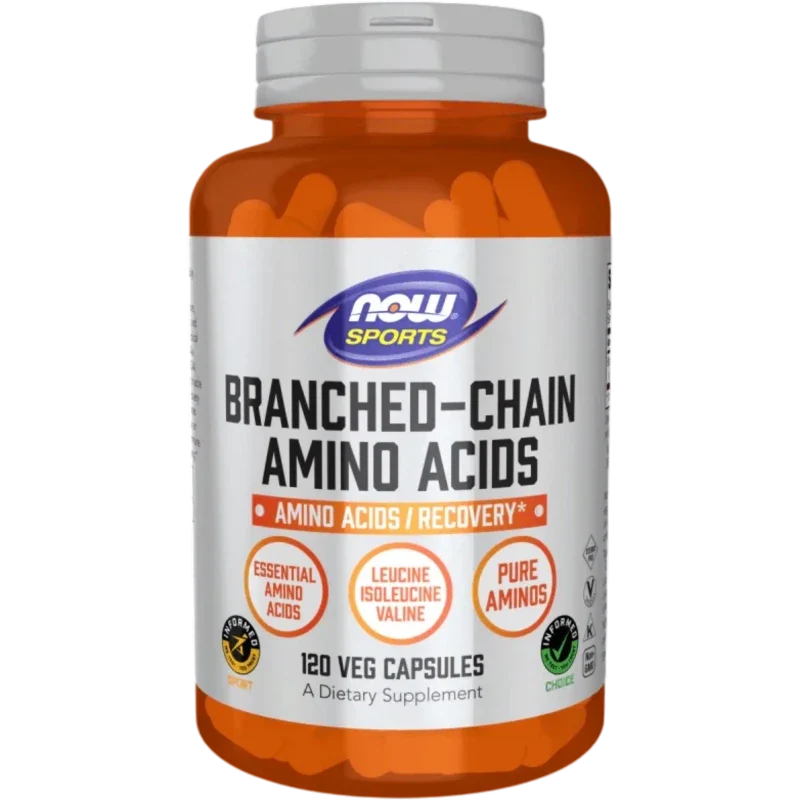 NOW Deportes Now Foods, Aminoácidos de Cadena Ramificada (120 cápsulas)