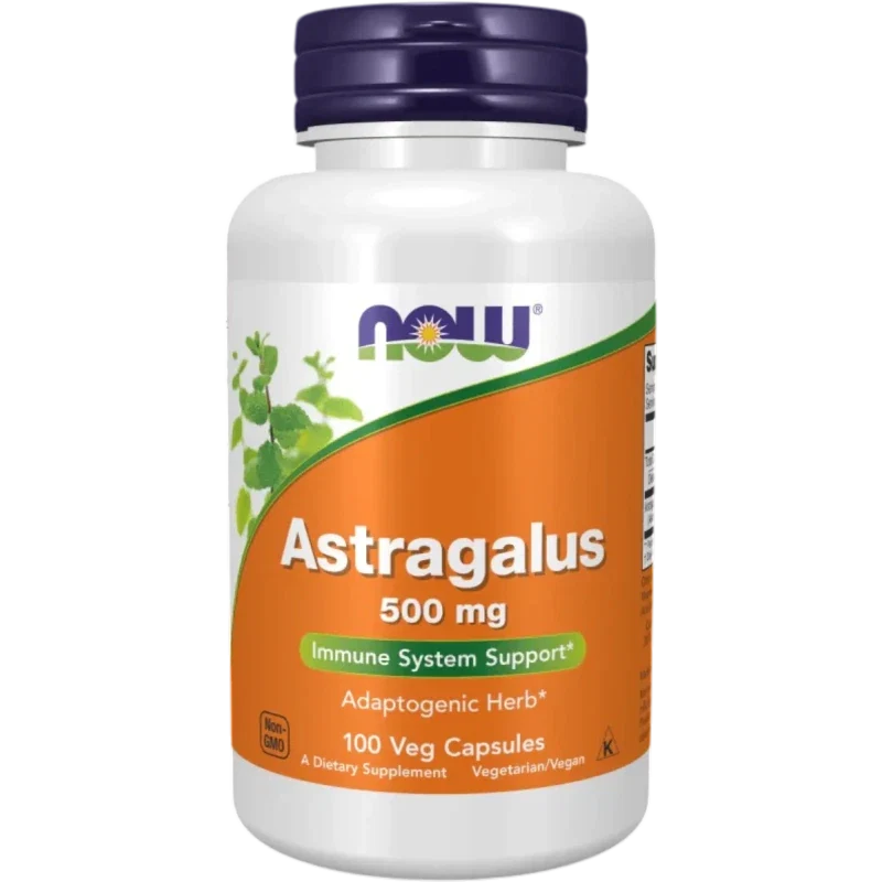 NOW Suplementos Now Foods, Astrágalo 500 mg (100 cápsulas)