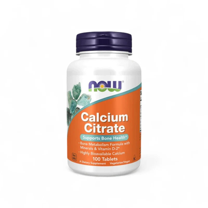 NOW Suplementos Now Foods, Citrato de Calcio 600 mg (100 tabletas)