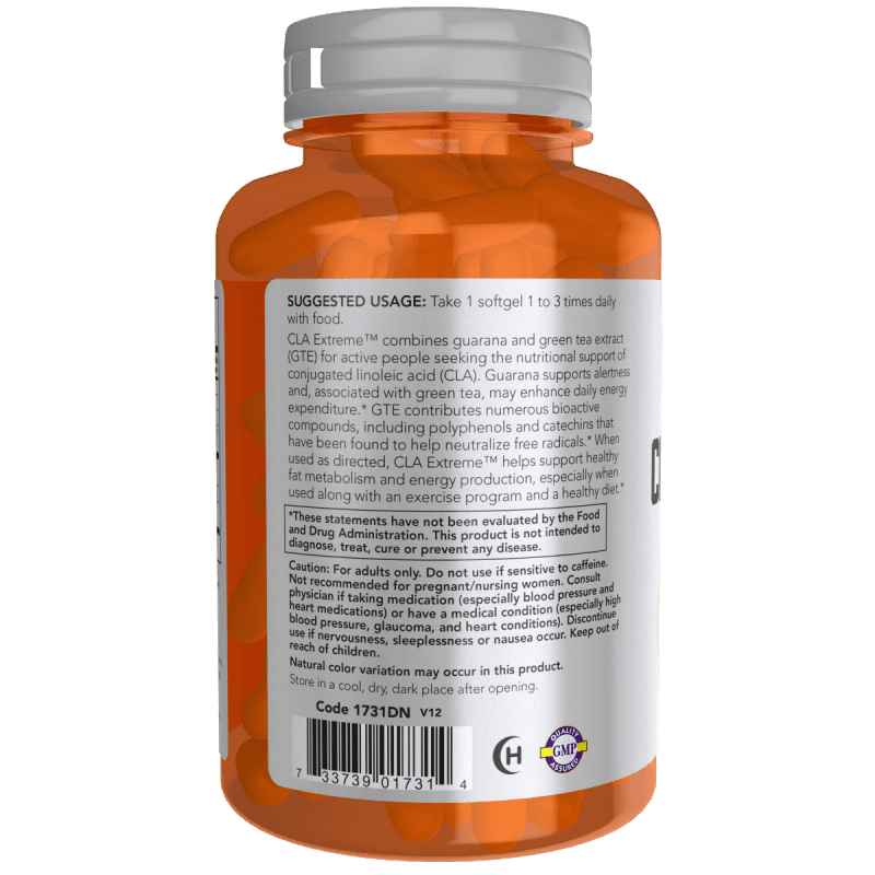 NOW SUPLEMENTOS Now Foods, CLA Extreme 750 mg (90 softgels)