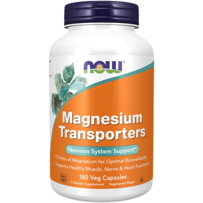 NOW Suplementos Now Foods, Complejo de Magnesio Máxima Absorción (180 cápsulas)