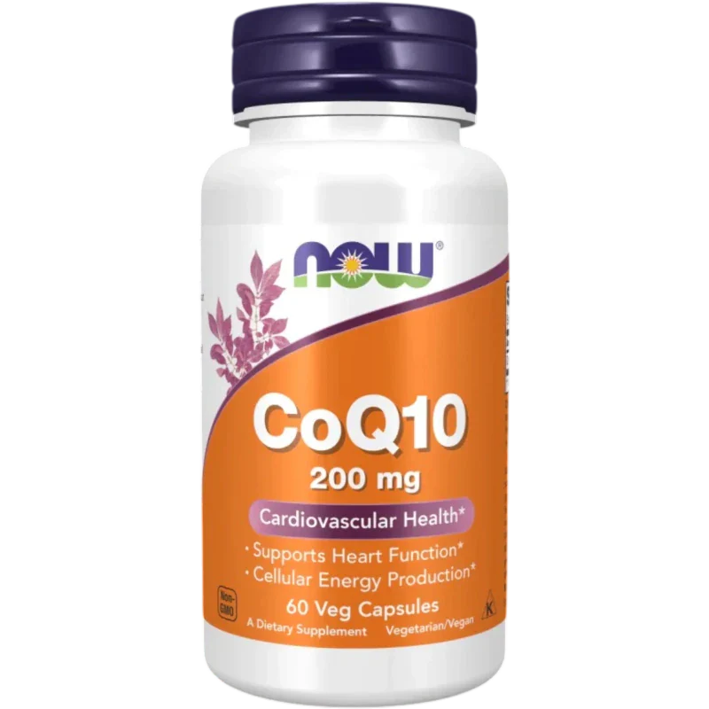 NOW Antioxidante Now Foods, CoQ10 200 mg (60 cápsulas)