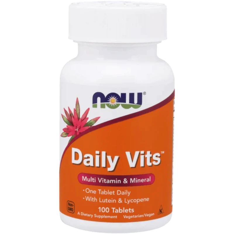 NOW Vitamina Now Foods, Daily Vits™ Multivitamínico (100 tabletas)
