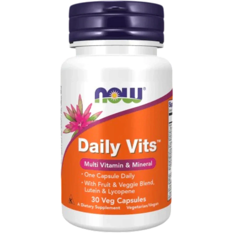 NOW Vitamina Now Foods, Daily Vits™ Multivitamínico y Minerales (30 cápsulas)