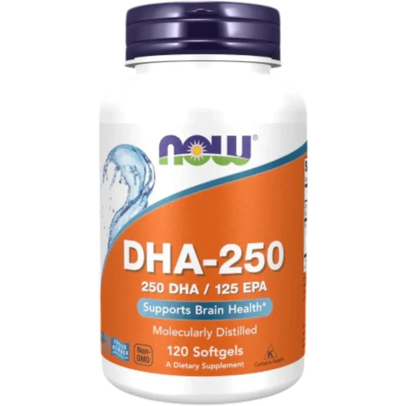 NOW Omega Now Foods, DHA-250 (120 cápsulas)
