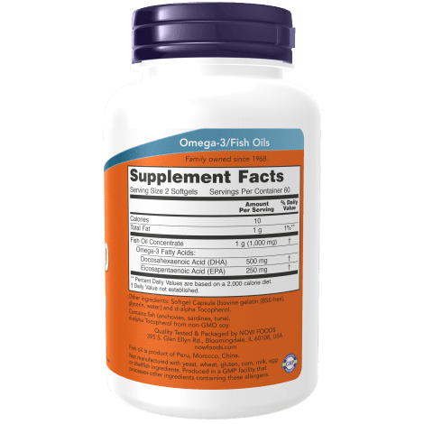 NOW SUPLEMENTOS Now Foods, DHA-250 (120 cápsulas)