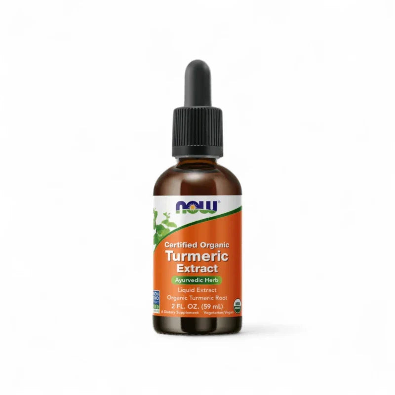 NOW Herbal Now Foods, Extracto de Cúrcuma Orgánico (2 fl oz/59 ml)