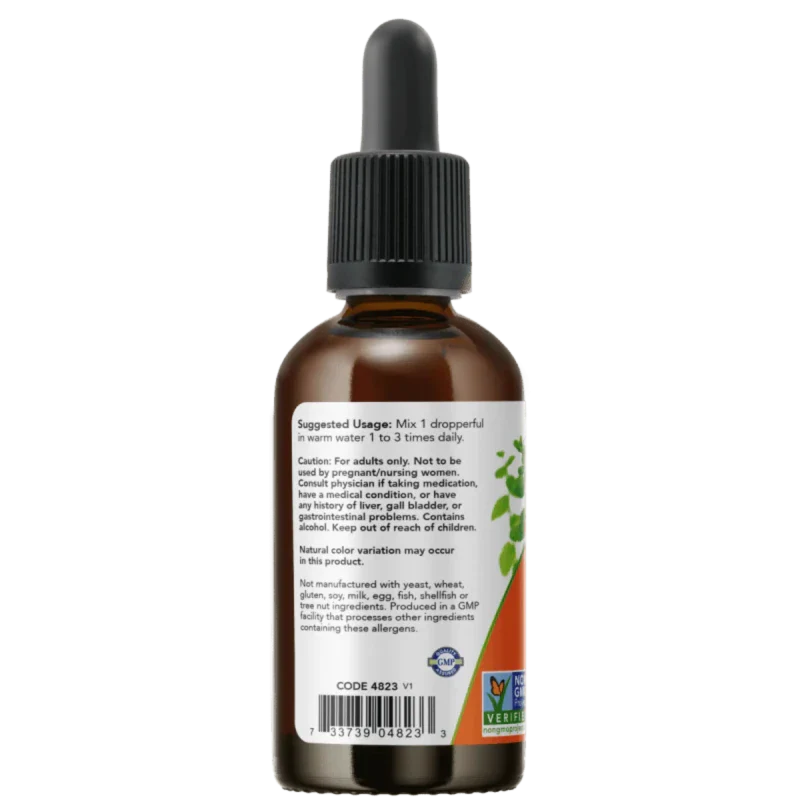 NOW Herbal Now Foods, Extracto de Cúrcuma Orgánico (2 fl oz/59 ml)