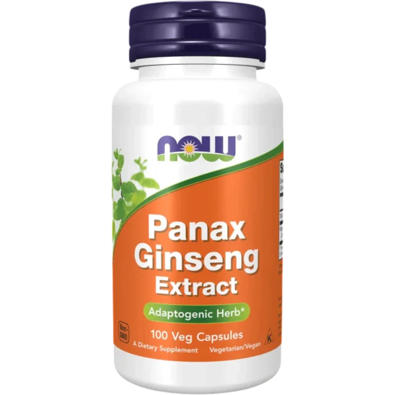 NOW Herbal Now Foods, Extracto de Panax Ginseng 1,000 mg (100 cápsulas)