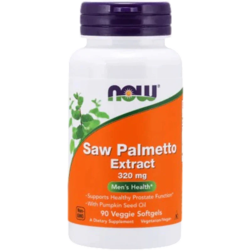 NOW Herbal Now Foods, Extracto de Saw Palmetto 320 mg (90 softgels)