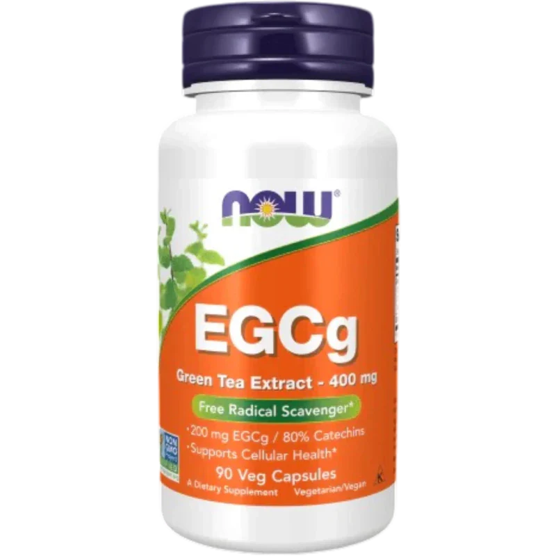 NOW Herbal Now Foods, Extracto de Té Verde EGCG 400 mg (90 cápsulas)