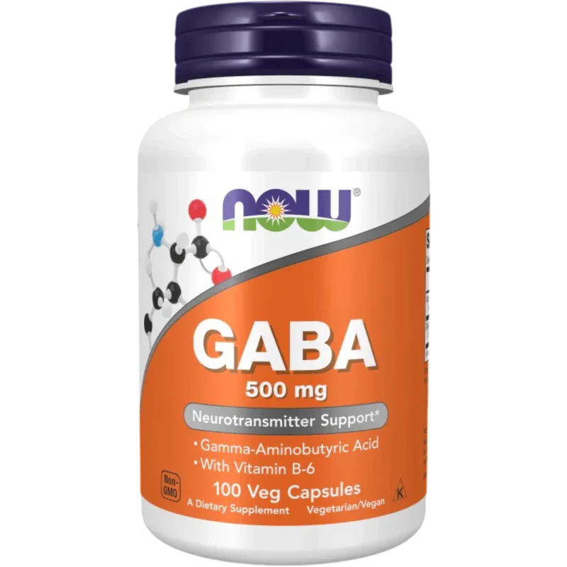 NOW Aminoácido Now Foods, GABA 500 mg (100 cápsulas)