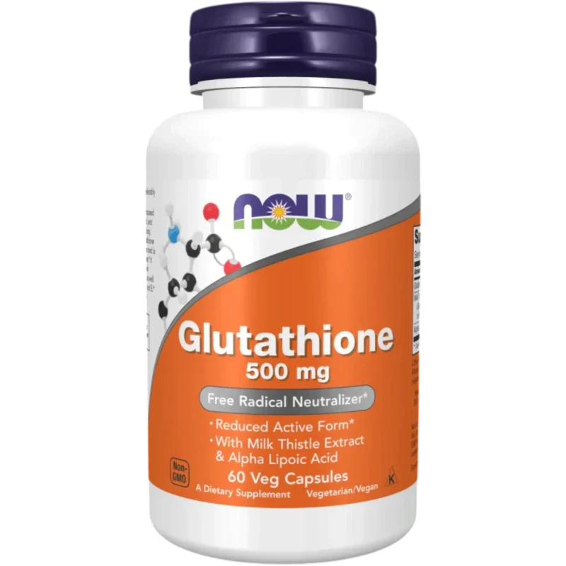 NOW Antioxidante Now Foods, Glutatión 500 mg (60 cápsulas)
