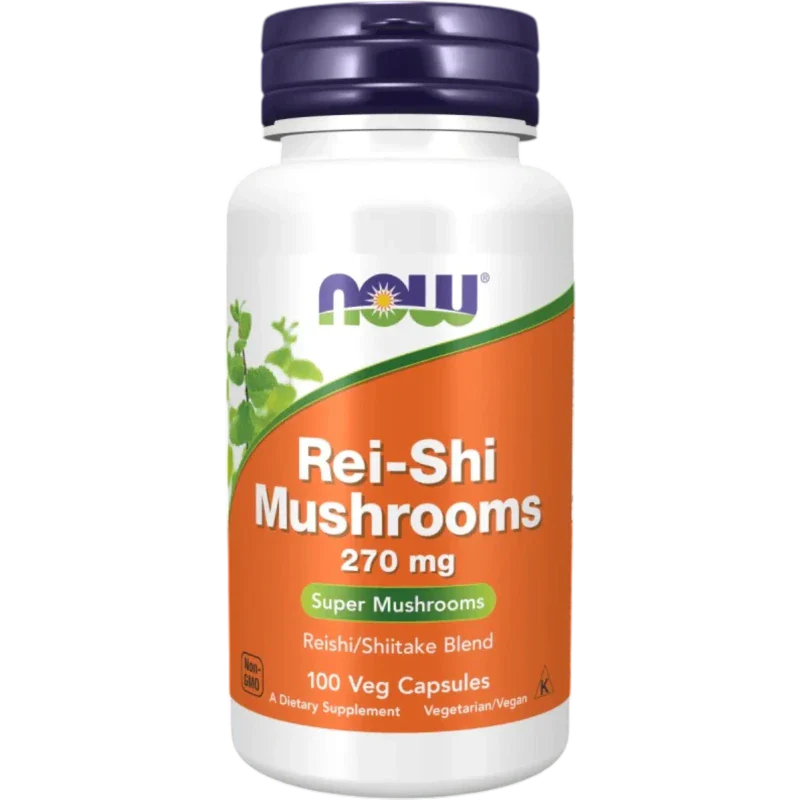NOW Suplementos Now Foods, Hongo Reishi 270 mg (100 cápsulas)