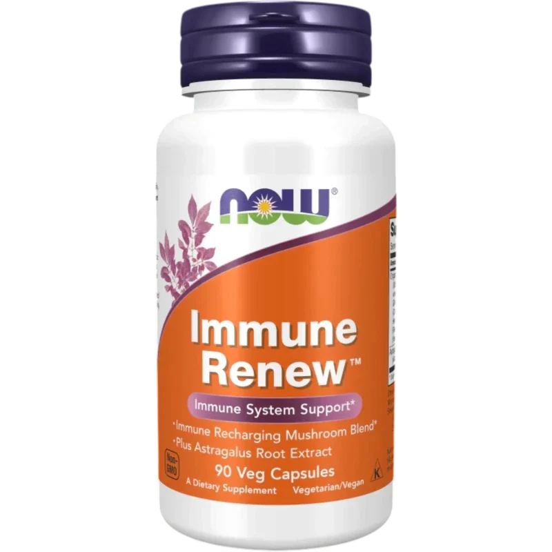 NOW Herbal Now Foods, Immune Renew™ Apoyo al Sistema Inmune 200 mg (90 cápsulas)