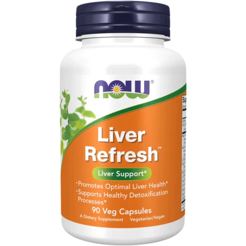 NOW Herbal Now Foods, Liver Refresh™ (90 cápsulas)