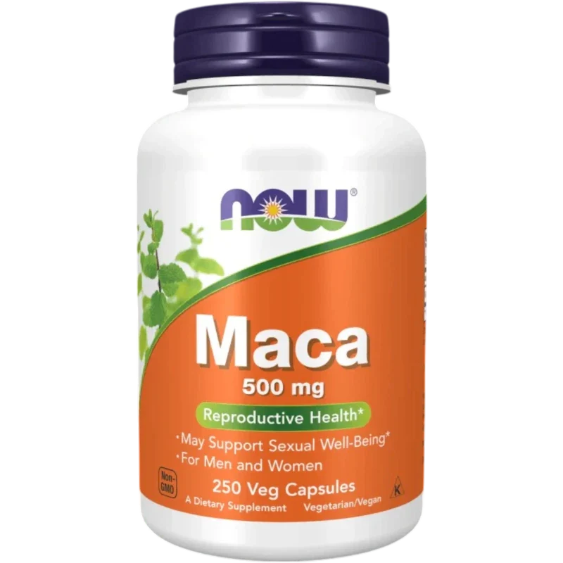NOW Herbal Now Foods, MACA 500 mg (250 cápsulas)