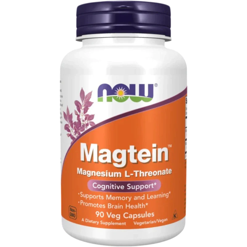 NOW Mineral Now Foods, Magtein™ Magnesio L-Treonato 2,000 mg (90 cápsulas)