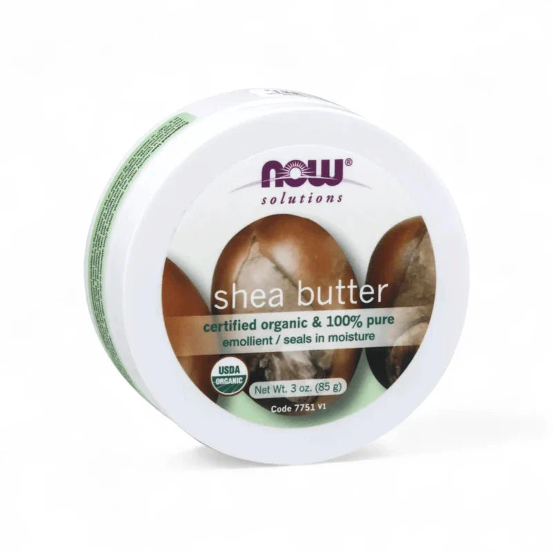 NOW Cuidado Personal Now Foods, Manteca de Karité Orgánica y Pura (3 fl oz/85 g)