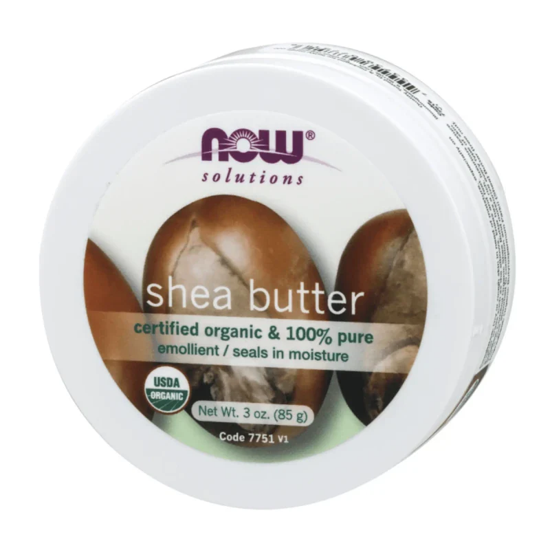 NOW Cuidado Personal Now Foods, Manteca de Karité Orgánica y Pura (3 fl oz/85 g)