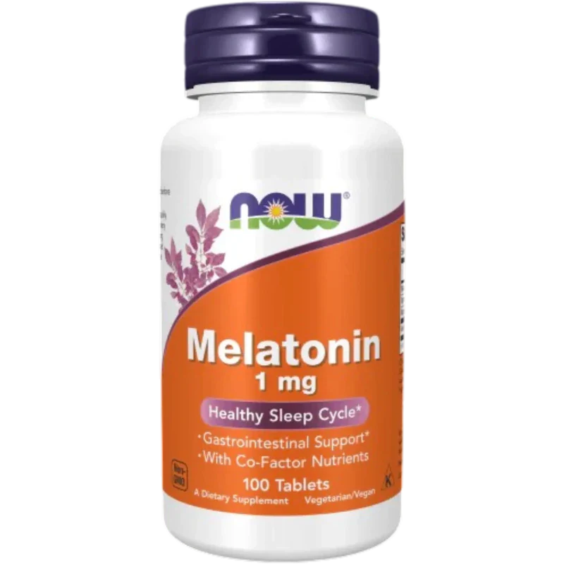 NOW Herbal Now Foods, Melatonina 1 mg (100 tabletas)