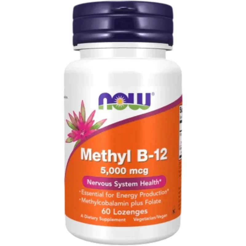 NOW Vitamina Now Foods, Metilo B-12 5,000 mcg (60 pastillas)