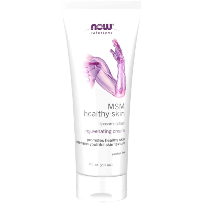 NOW Cuidado Corporal Now Foods, MSM Loción de Liposomas para Piel Saludable 237 ml