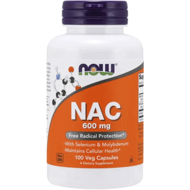 NOW Antioxidante Now Foods, NAC 600 mg (100 cápsulas)