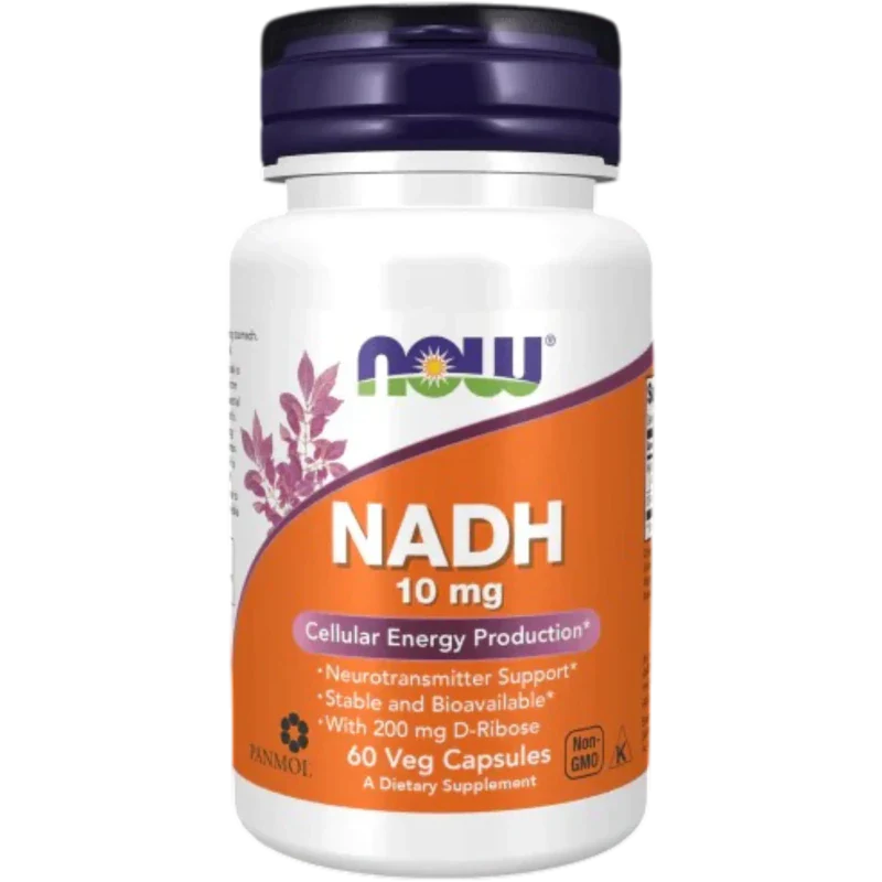 NOW Vitamina Now Foods, NADH 10 mg (60 cápsulas)