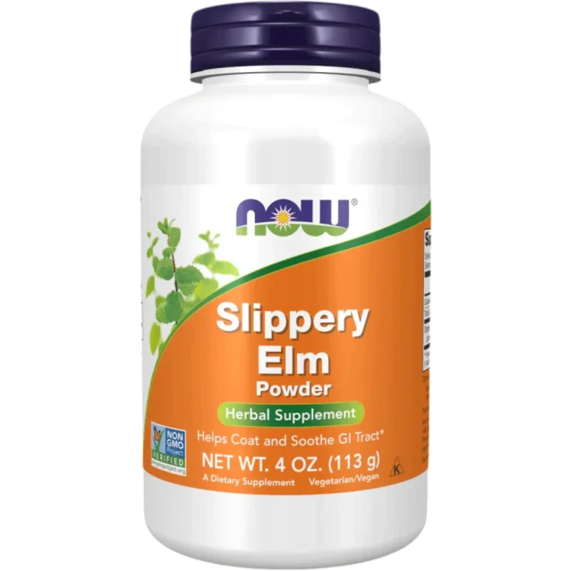 NOW Herbal Now Foods, Polvo de Olmo Resbaladizo (4 oz/113 g)