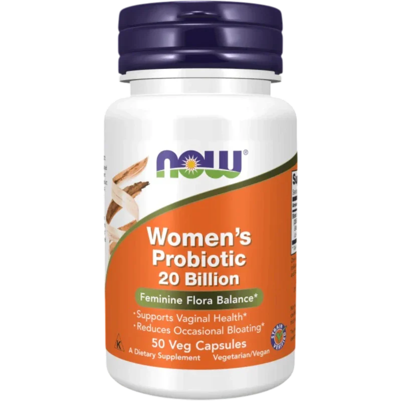 NOW Probiótico Now Foods, Probiótico para Mujeres 20 Billion (50 cápsulas)